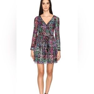 Kate Spade Metallic Multi Dot Dress size 8